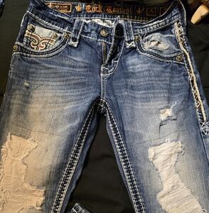 Mens Rock Revival Jeans size 28 Rosh Straight